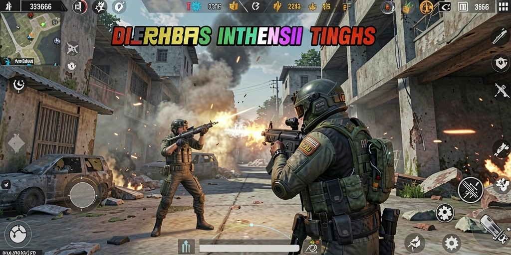 Tangkapan layar utama dari gameplay intens 333666 dalam aksi.
