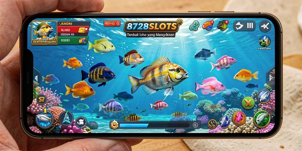 Screenshot gameplay dari 8728SLOTS yang memukau.