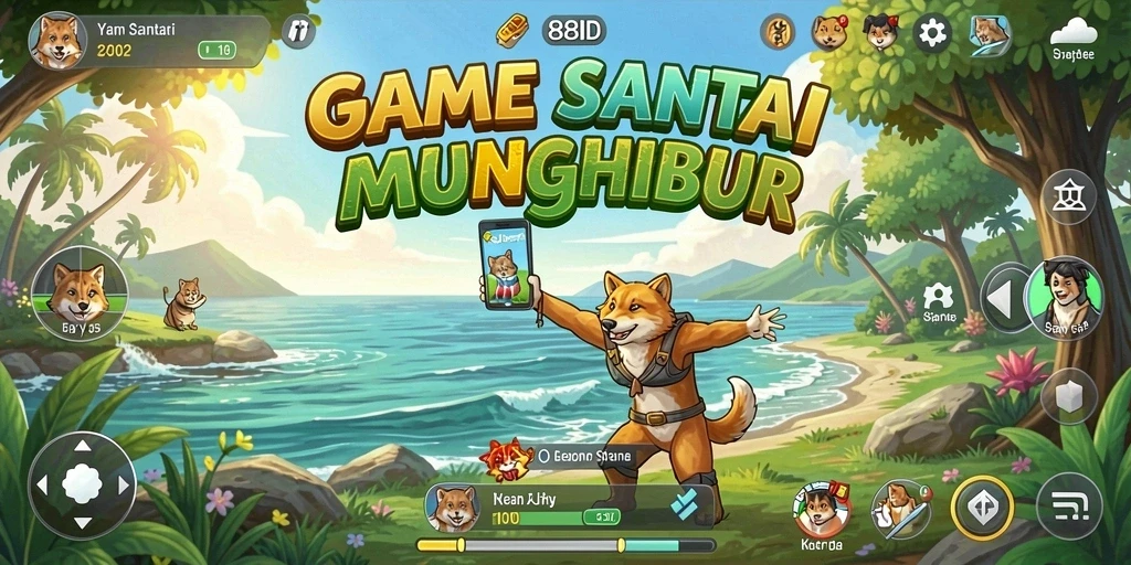 Tampilan gameplay seru dan penuh warna dalam 88ID.