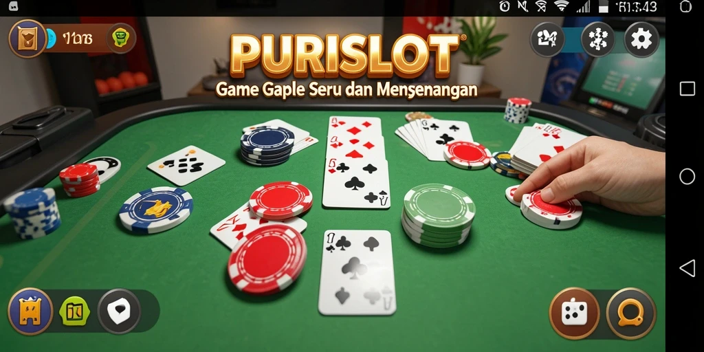 Screenshot gameplay Gaple yang seru di PURISLOT.