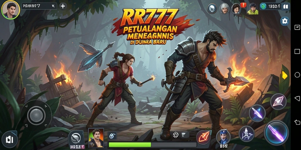 Tampilan gameplay RR777 yang epik dalam petualangan seru.