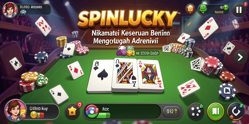 Tampilan gameplay SPINLUCKY yang seru dan menarik.