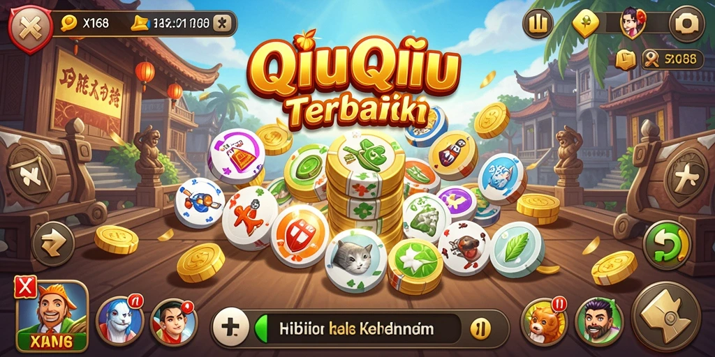 Gameplay seru QiuQiu di X168 dengan grafis menawan.