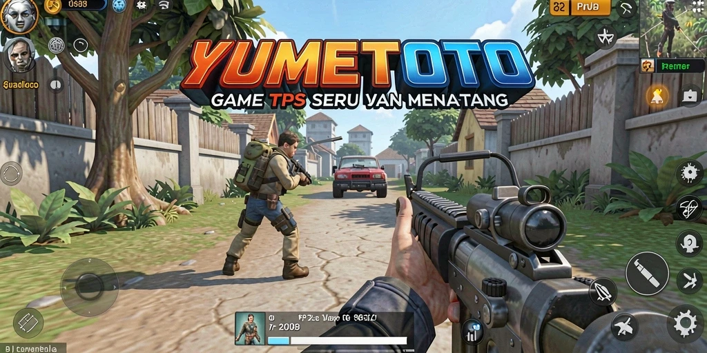 Screenshot gameplay seru dari YUMETOTO dengan aksi menegangkan.